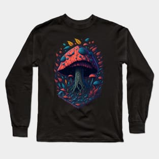 Graffiti style mushroom Long Sleeve T-Shirt